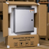 Boîtier de distribution mural haute qualité XM 220V 380V IP40 anti-pincement pour la mesure de puissance électrique dans les écoles et les hôpitaux