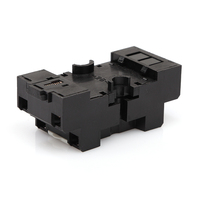 Jiansaifwell — Mini prise de relais électrique en plastique, adaptateur de relais électrique, nouveau Type, couleur noir, 18F-4Z-C1(PYF14A)
