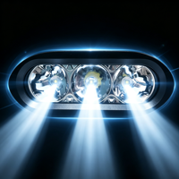 Lampe de travail LED Ellipse 6,2 pouces 30W, étanche IP67, 12-48V, lampe auxiliaire pour conduite tout-terrain 4x4, voiture, camion, chariot élévateur, engins