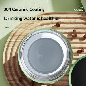 Tasse isotherme intelligente en acier inoxydable 304 avec revêtement intérieur en céramique, design minimaliste, portable pour le bureau, cadeau personnalisé, maintien au chaud 6-12 heures - Product Image 2