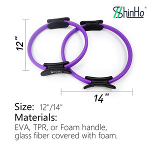 Anello Pilates Portatile Shinho di Alta Qualità 14" in EVA TPR <span class=keywords><strong>per</strong></span> Tonificare Cosce Interne, Braccia e Core - Product Image 2