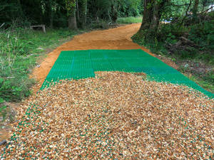 Dalles alvéolaires en plastique pour gravier et gazon, pour allées et terrasses, durables et écologiques - Product Image 3