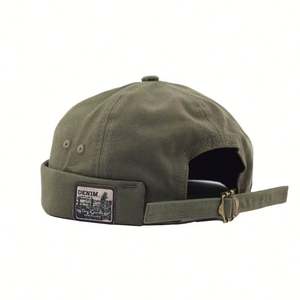 Wholesale Factory Custom Patch Embroidery <b>Brimless</b> <b>Hats</b> Sports Baseball Caps for Men - Product Image 3