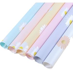Margherite in <span class=keywords><strong>carta</strong></span> floreale in stile coreano stampate in <span class=keywords><strong>carta</strong></span> da imballaggio floreale impermeabile con rivestimento singolo lato materiale da fioraio in <span class=keywords><strong>carta</strong></span> all'ingrosso - Product Image 2