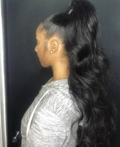 Extensions <span class=keywords><strong>de</strong></span> cheveux humains Remy, cheveux humains, couleur noire, <span class=keywords><strong>Double</strong></span> dessin, sans couture - Product Image 1
