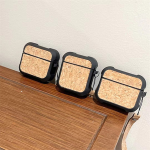 Cubierta de auriculares de cuerda portátil de grano de madera simple para Apple <span class=keywords><strong>AirPODS</strong></span> 1/2 generación cubierta de auriculares anticaída 4 Generación/3G - Product Image 6
