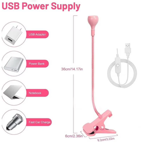 Lampe à ongles portable col de cygne, mini LED UV USB, pour séchage de vernis gel, manucure, salon, flexible, outil de durcissement pour nail art - Product Image 6