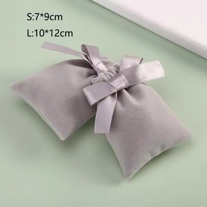 Bolsa de Almacenamiento de Joyas de Terciopelo Afelpado y Duradero con Bolsillos con Cordón para Ropa y Alimentos, a Prueba de Polvo, para Envolver Regalos - Product Image 5