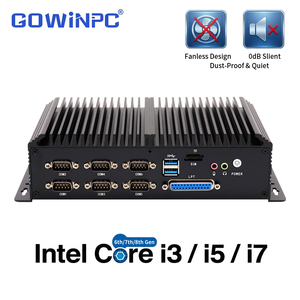 Fanless Industrial Network Security Appliance with Intel 8th Gen QuadCore CPU Up to 64GB DDR4 RAM and 4 Gigabit Ethernet Ports - Product Image 1