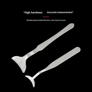 ไม้บรรทัดวัดกระดูกคิ้วพร้อมสเกล ไม้บรรทัดวัดความงามเปลือกตาสองชั้น อุปกรณ์เสริมสำหรับวัดขนาด เครื่องมือวัดขนาด ไม้บรรทัดวัดเปลือกตาแบบนอนราบ - Product Image 5