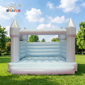 ปราสาทลมเป่าลมสำหรับงานแต่งงานกลางแจ้ง WINSUN สำหรับผู้ใหญ่  แบบคอมโบ สีสันปรับแต่งได้ วัสดุ PVC ได้รับการรับรองมาตรฐาน CE ป้องกันไฟไหม้ ติดตั้งง่าย - Product Image 1