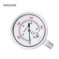 Wholesale Pointer Oil Pressure Gauge Analog Manometer 60mm 75mm 100mm Pressure Gauge for Medium-press