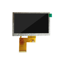 SHENGHE Modul LCD Uji Medis Digital Sudut Lebar IPS 4,3 Inci Resolusi 480*272 Antarmuka RGB 40-Pin Lampu Latar LED 1000