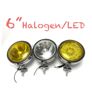 6-Zoll Universal Runde Chrom-Nebelscheinwerfer Halogen-Projektorlicht Offroad-Fahrlicht für Jeep Wrangler - Product Image 2