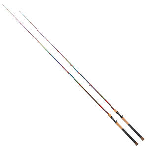 <span class=keywords><strong>Canne</strong></span> à pêche spinning et casting en fibre de carbone, accessoire à 2sections, 2.1M, de puissance XH, adapté au leurre - Product Image 5