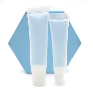 8ml 10ml 15ml leere Lipgloss-Tuben, nachfüllbare Tuben für DIY Lipgloss-Balsam-Kosmetik-Make-up, klarer weicher Lipgloss-Behälter
