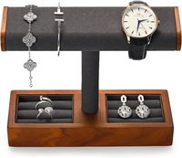 Youpin High-End Massief Hout Horloge Opbergrek Zwart Walnoot Horloge Display Rack Houder Creatieve Sieraden Armband Rack