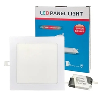 Nouveauté Panneau lumineux LED encastré ultra fin 3W/6W/9W/12W/15W/18W/24W Design contemporain pour l'intérieur