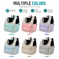 Sac à dos portable pour chat et chien Oxford [En stock] – Capsule spatiale respirante et spacieuse avec protection solaire pour les sorties
