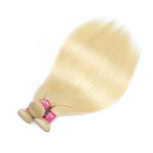 Barato paquetes de armadura de pelo brasileño cutícula alineada 613 que teje del pelo - Product Image 2