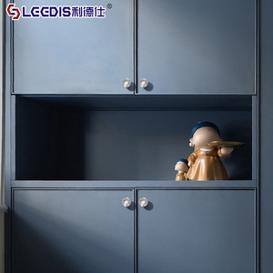Lgedis Brass Cabinet Handles Novelty Shape Gold <b>Silver</b> Chinese Style Furniture Hardware Drawer Wardrobe <b>Door</b> <b>Knobs</b> - Product Image 2