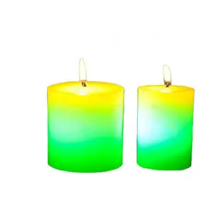 SSY808 가장 인기있는 매직 컬러 변경 Led 기둥 왁스 촛불, 빛 스윙 불꽃 전자 촛불 홈 밤 장식