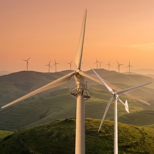 Générateur éolien à axe horizontal à faible vitesse de démarrage 50 kW, 380 V, diamètre du rotor 12,6 m, haute efficacité, fibre de verre renforcée - Product Image 3