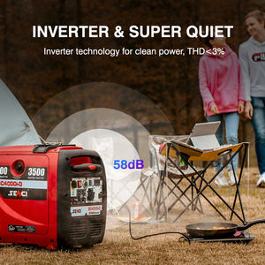 सेनिसी इन्वर्टर जनरेटर 4000w होम का उपयोग काफी पोर्टेबल साइलेंट गैरेटर्स 4kw 4kva - Product Image 3