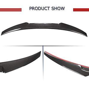 Top vente A4 B9 berline S4 véritable fibre de carbone pare-chocs arrière coffre becquet M4 Style aile lèvre becquet pour <span class=keywords><strong>Audi</strong></span> A4 B9 B9.5 S4 2017-2024 - Product Image 4