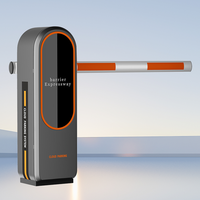 Barrière automatique avec bras réglable de 6 m, télécommande et commande manuelle pour parkings et entrées de véhicules