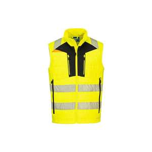 PORTWEST - DX479YBRXL DX4 Hi-Vis, calentador de cuerpo con deflector híbrido Amarillo/negro-EAN 5036108389087, ROPA DE TRABAJO - Product Image 1