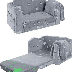Canapé pliant pour enfants Giving Tree 56x40x41cm avec motif étoiles pour chambre d'enfant - Product Image 2