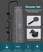 Pommeau de douche pluie en laiton poli, monocommande, jet doux, finition chromée, pour appartement et hôtel