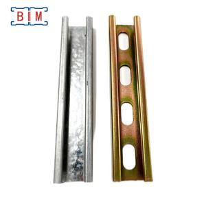 פרופיל פלדה מגולוון כפול מסוג יוניסטרט, בעל חריץ יחיד, דגם P1000T, 41X41X2.5 מ\\\"מ - Product Image 5