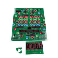 Kit de machine de flipper à 5 billes avec circuit imprimé de jeu LED couleur, en fibre de verre, personnalisable