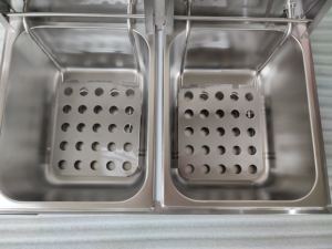 <span class=keywords><strong>Freidora</strong></span> eléctrica comercial con 2 tanques, 2 cestas, 6 litros - Product Image 4