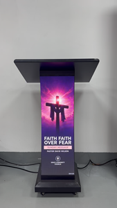 Écran d'affichage LED sur mesure, écran couleur HD, podium numérique modulaire pour conférences, hôtels, églises, événements, location. - Product Image 2