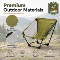 Chaise lune pliante ultralégère en alliage d'aluminium à quatre pieds, portable pour camping, plage et extérieur, vente directe usine OEM