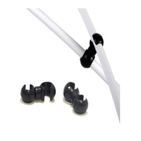 Clip de câble en S pour vélo, organisateur de ligne de conduit de type S, boucle de tube pour câble de frein et de dérailleur de VTT et vélo de route
