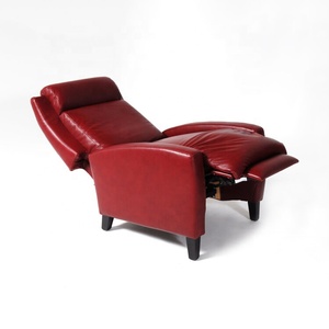 Poltrona reclinabile manuale in pelle Barca Lunger presidenziale - Product Image 4