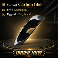 Nouveau conduit d'air de phare en fibre de carbone sèche E92 Prepreg