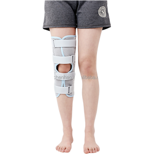 Genouillère articulée respirante réglable attelle de <span class=keywords><strong>jambe</strong></span> de Sport professionnel adultes mince <span class=keywords><strong>jambe</strong></span> droite soutien attelle de genou <span class=keywords><strong>blessure</strong></span> au Ligament - Product Image 3
