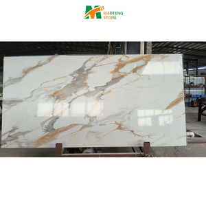 Nhân Tạo Thạch Anh Nhà Bếp Bảng Countertops Slab Trắng Thiết Kế Thạch Anh Đá Phiến - Product Image 1