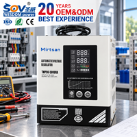 Stabilisateur de tension automatique 5KVA 5000W 5KW AVR monophasé AC 220V pour appareils électroménagers