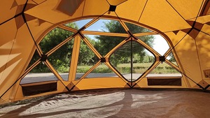 Extra <b>Large</b> Single-Layer Oxford Insulated <b>Tent</b> for 4-6 People Winter Wood Stove Chimney/Stove Hole Outdoor Camping <b>Tents</b> AT215 T - Product Image 5