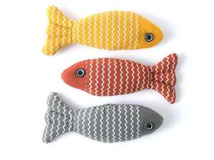 Merhaba pet peluş oyuncak toptan beri nane kedi ile patlama peluş kedi oyuncak dalga balık - Product Image 2