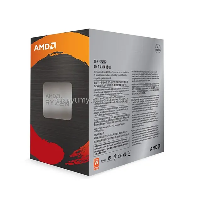 QY 2022 New AMD Rayon 7 5800X3D Gaming Processor cpu R7 7nm 8-core 16-thread 3.4ghz 105W AM4 interface box