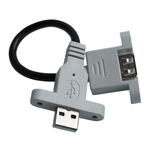 Rangkaian Kabel Elektronik Kustom USB 2.0 Male to Female Data Isolasi PVC 300mm - Product Image 3