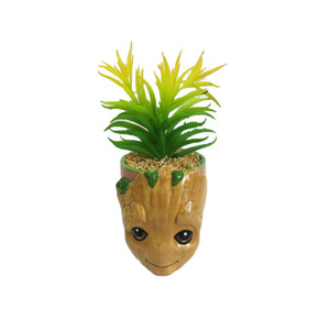 Vente en gros <span class=keywords><strong>de</strong></span> petits pots <span class=keywords><strong>de</strong></span> fleurs artificiels en céramique pour succulentes, pour décoration d'intérieur et d'<span class=keywords><strong>extérieur</strong></span>, pour <span class=keywords><strong>personnage</strong></span> <span class=keywords><strong>de</strong></span> film <span class=keywords><strong>de</strong></span> dessins animés en 3D personnalisés - Product Image 5