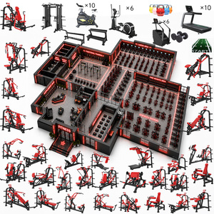 Equipo de <span class=keywords><strong>Gimnasio</strong></span> Comercial de 1000 m² con Máquina de Entrenamiento de Piernas y Pecho - Construcción de Acero Resistente para Hotel/Centro de Fitness en Casa - Product Image 1